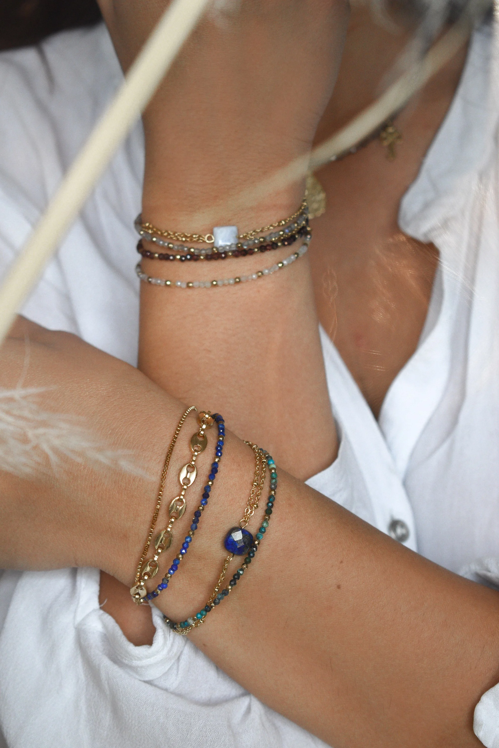 JOE - Bracelet spinelle | Bleu