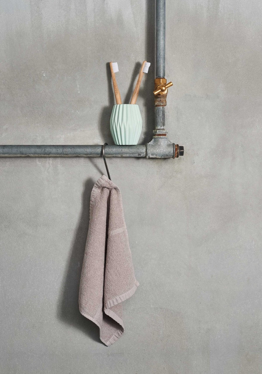 Lavie Waschlappen Tilda Taupe