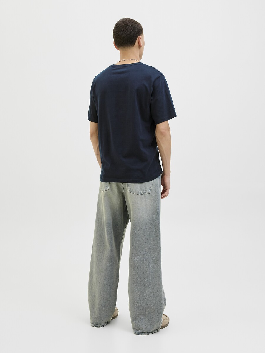 JACK & JONES<br>Camiseta de gola redonda com o logotipo Jje