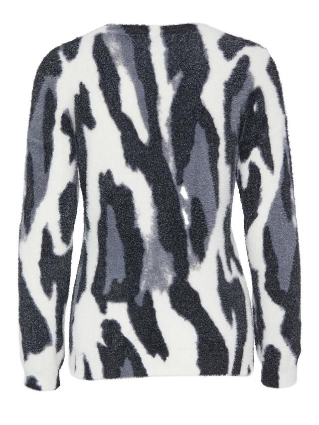 Pullover Flauschgarn Druck