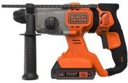 BLACK+DECKER BCD900E2K-QW Boorhamer - 18V - 2x 2.5Ah - Inclusief Koffer