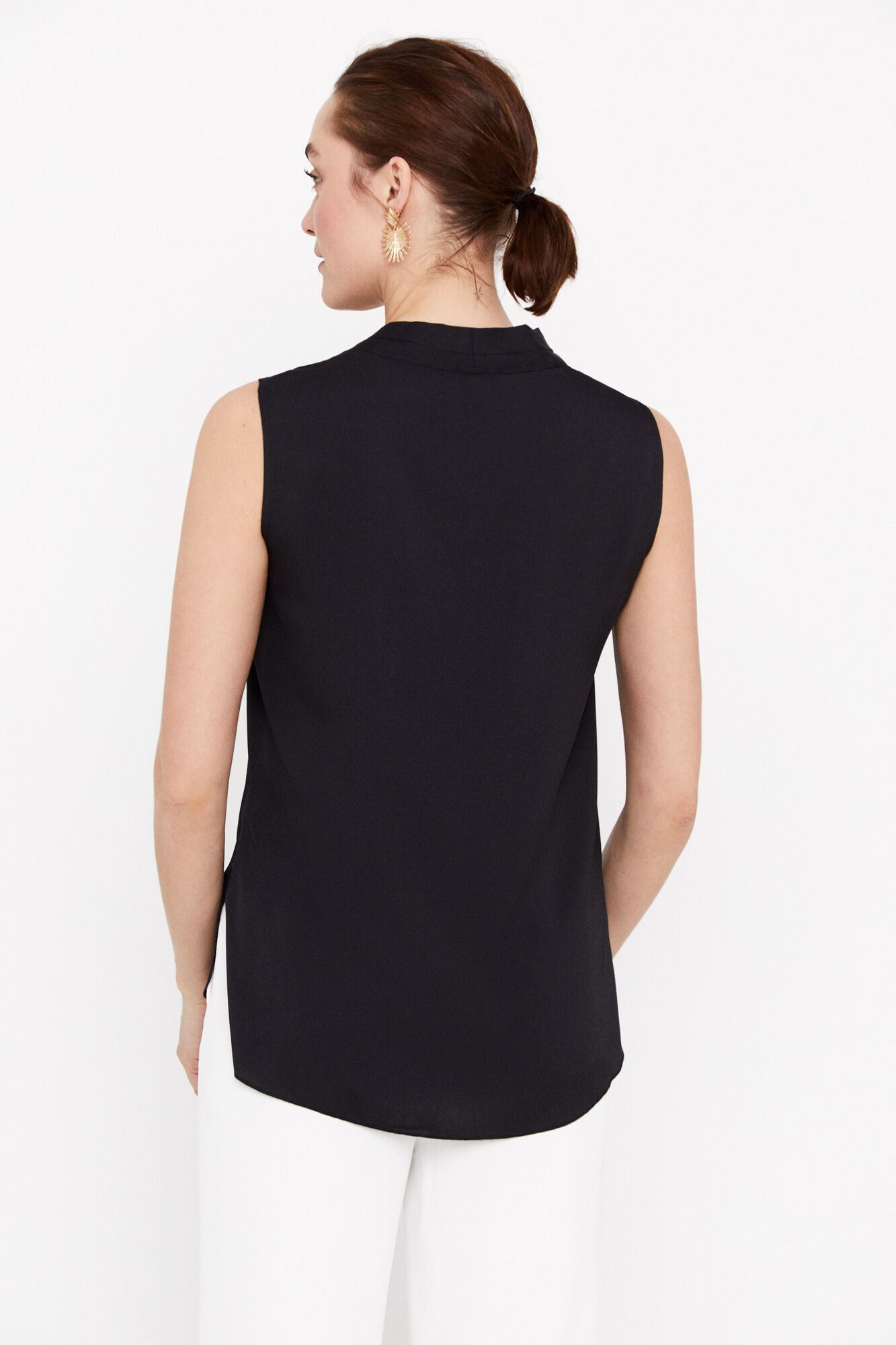 Blusa fluida - Preta