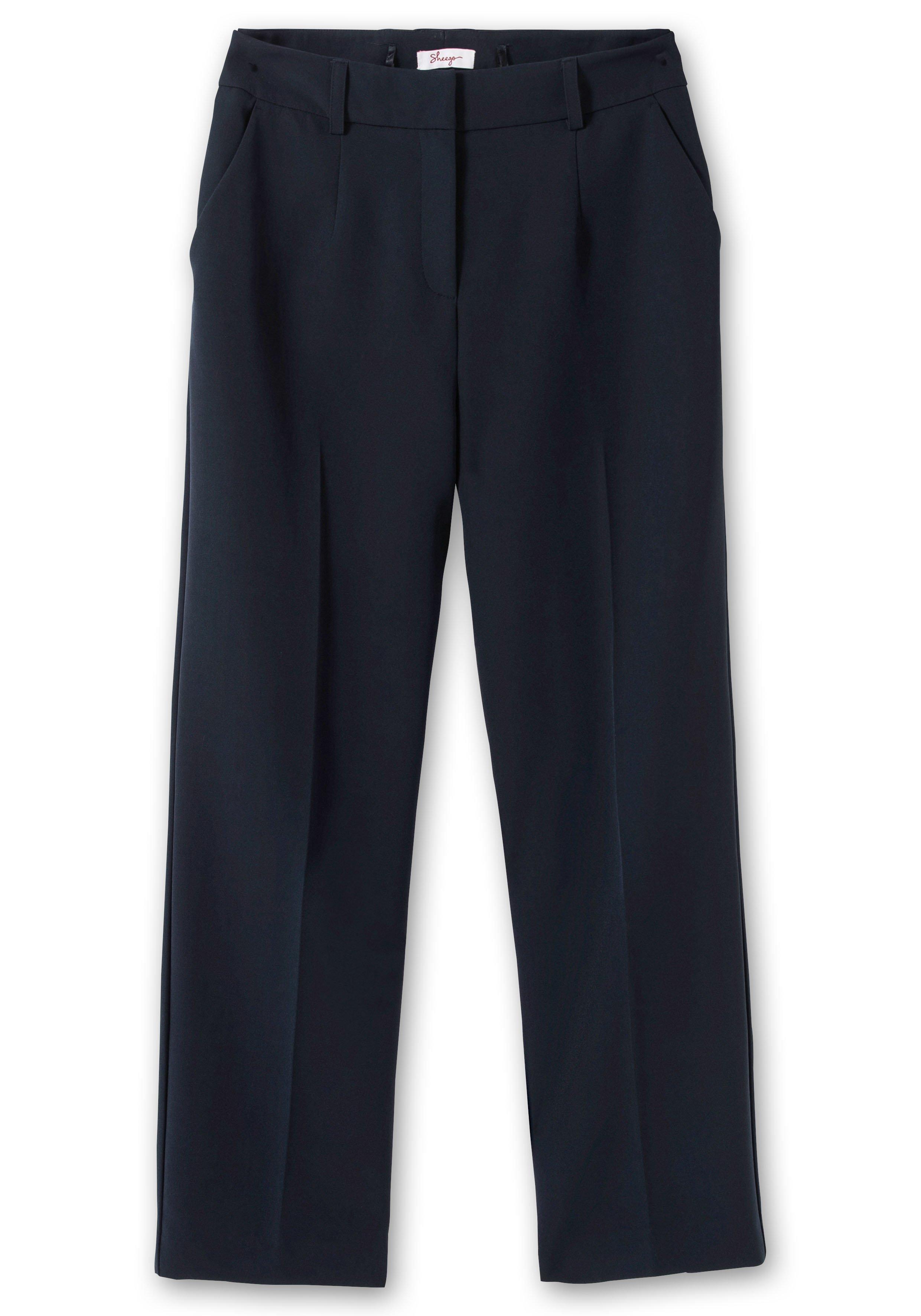 High-Waist-Hose mit Bügelfalten