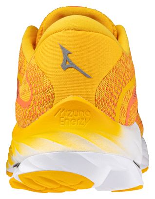 Chaussures de Running Mizuno Wave Rider 27 Jaune Orange Homme