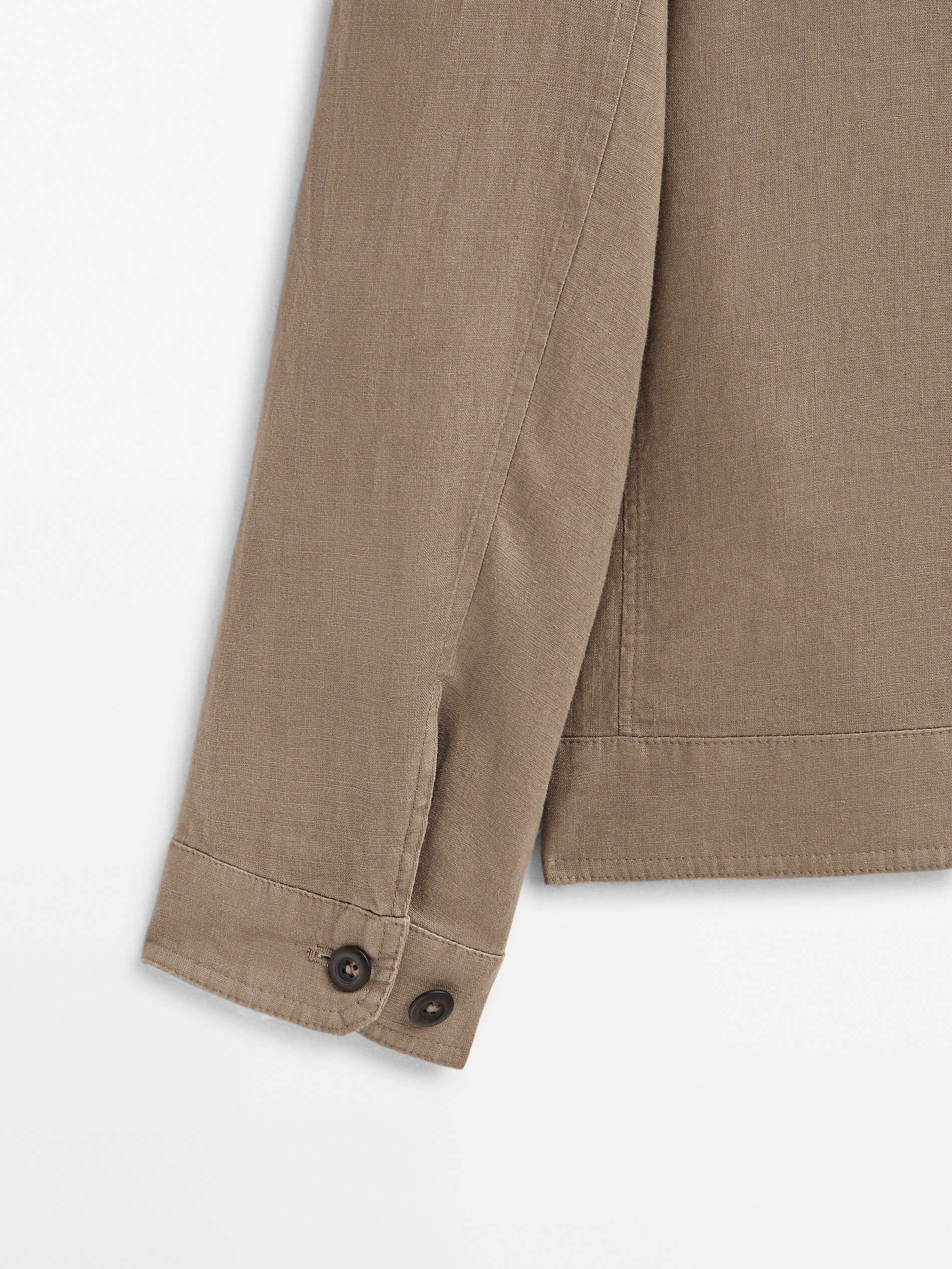 Sobretudo 100% linho com bolsos - TOASTED