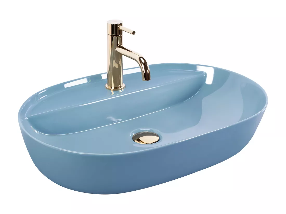 Vasque À Poser Rea Aura 61 Blue
