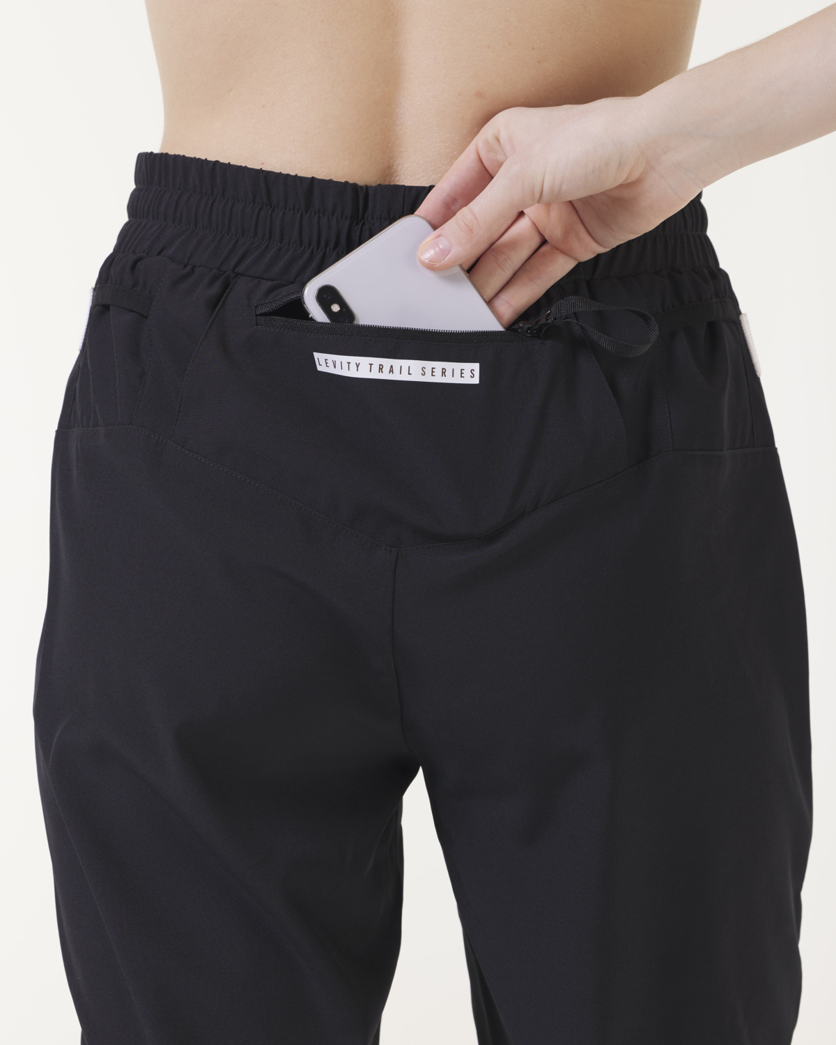 LEVITY Trail Running Pants Off Black