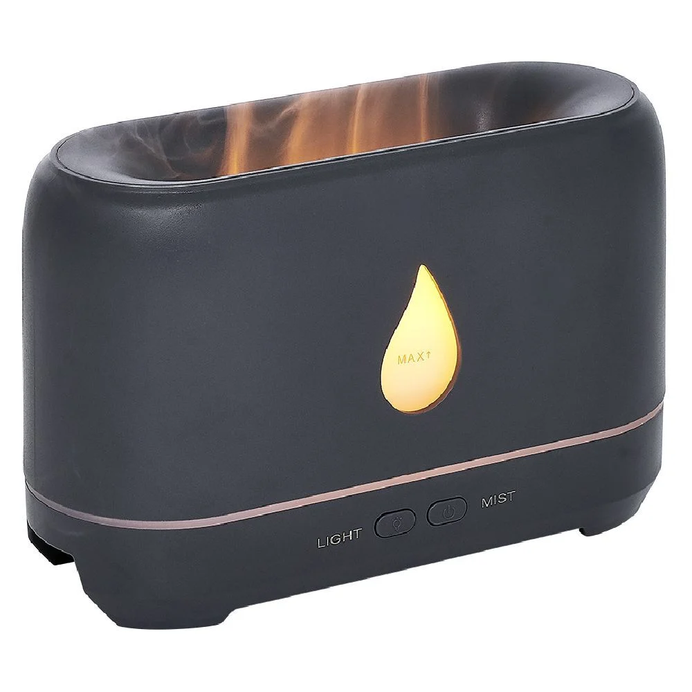 Diffuseur d'huiles essentielles à flamme noir
