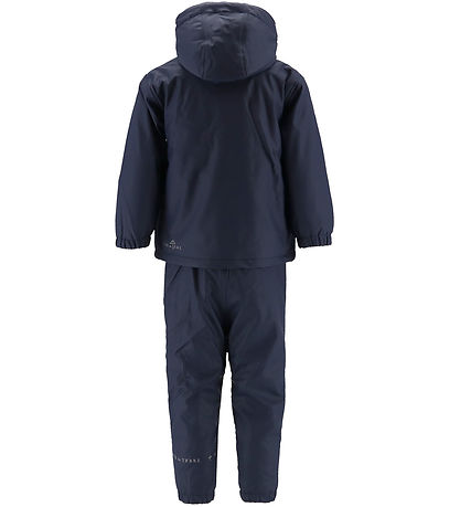 Ver de Terre Regenkleidung m. Thermo - PU - Navy