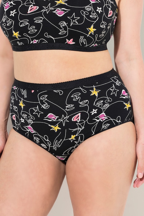 Maxislips, 3er-Pack, High Waist