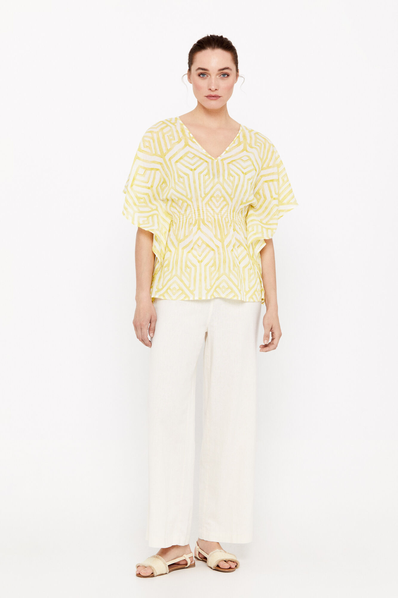Blusa estampada - Estampa verde