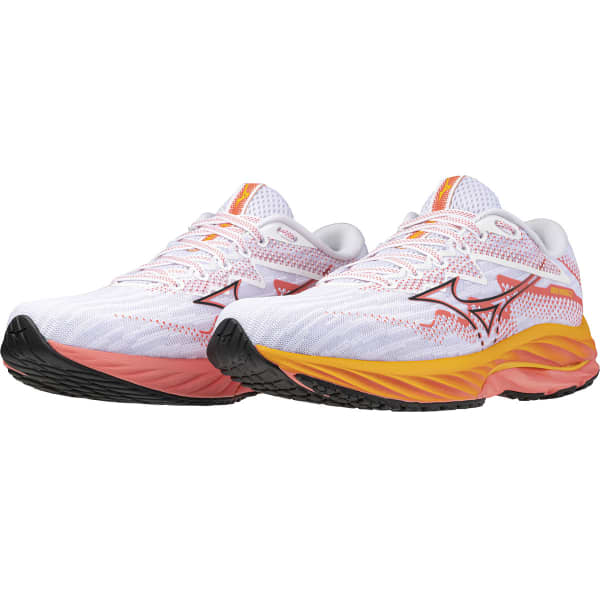 Chaussure running MIZUNO WAVE RIDER 27 W WHITE/BLACK/DUBARRY