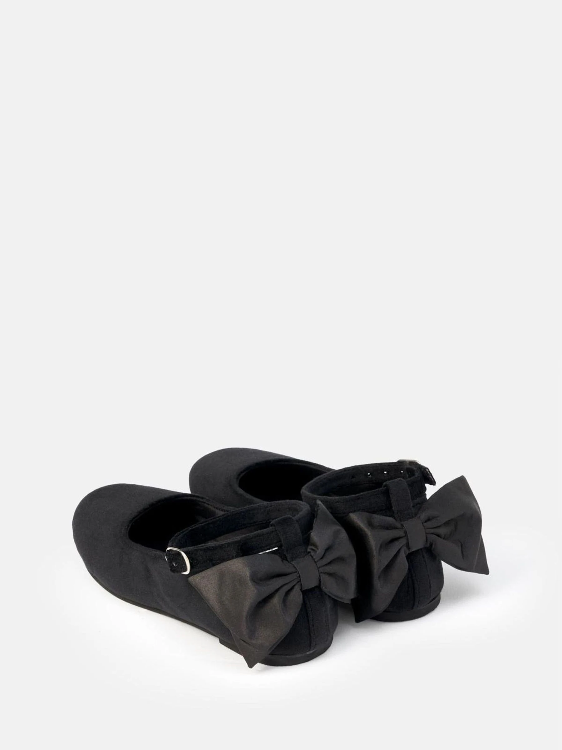Angel & Rocket Velvet Satin Bow Back Shoes