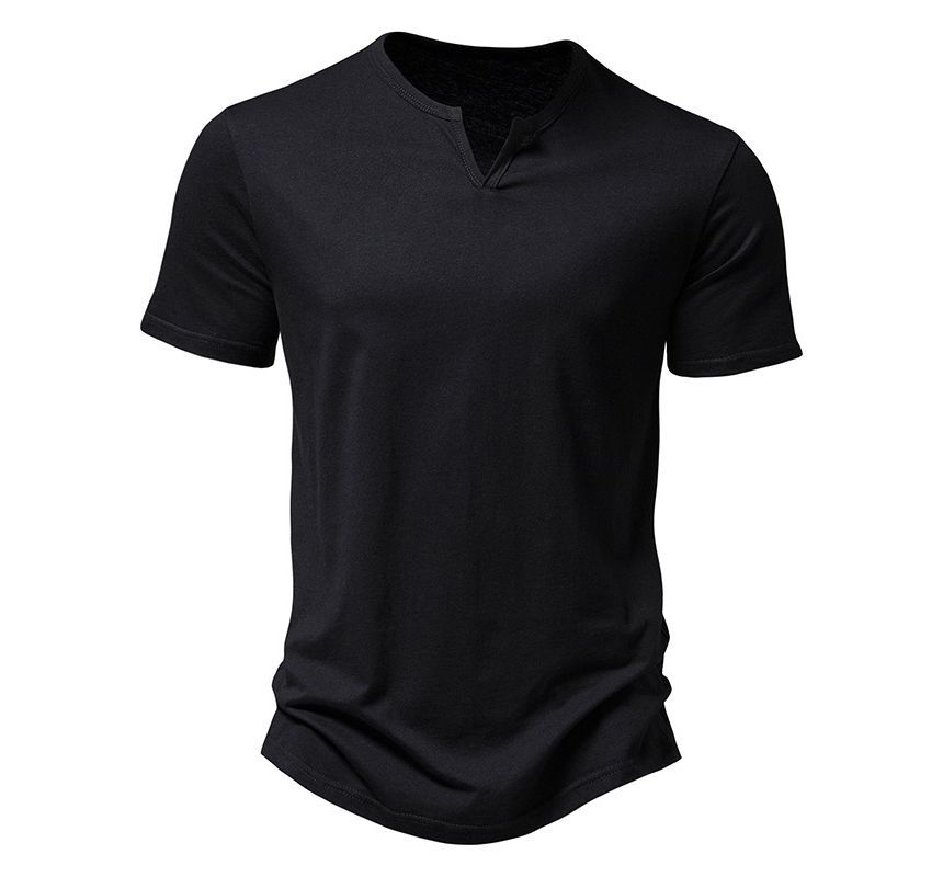 YIKES - T-shirt met korte mouwen en inkeping aan de hals