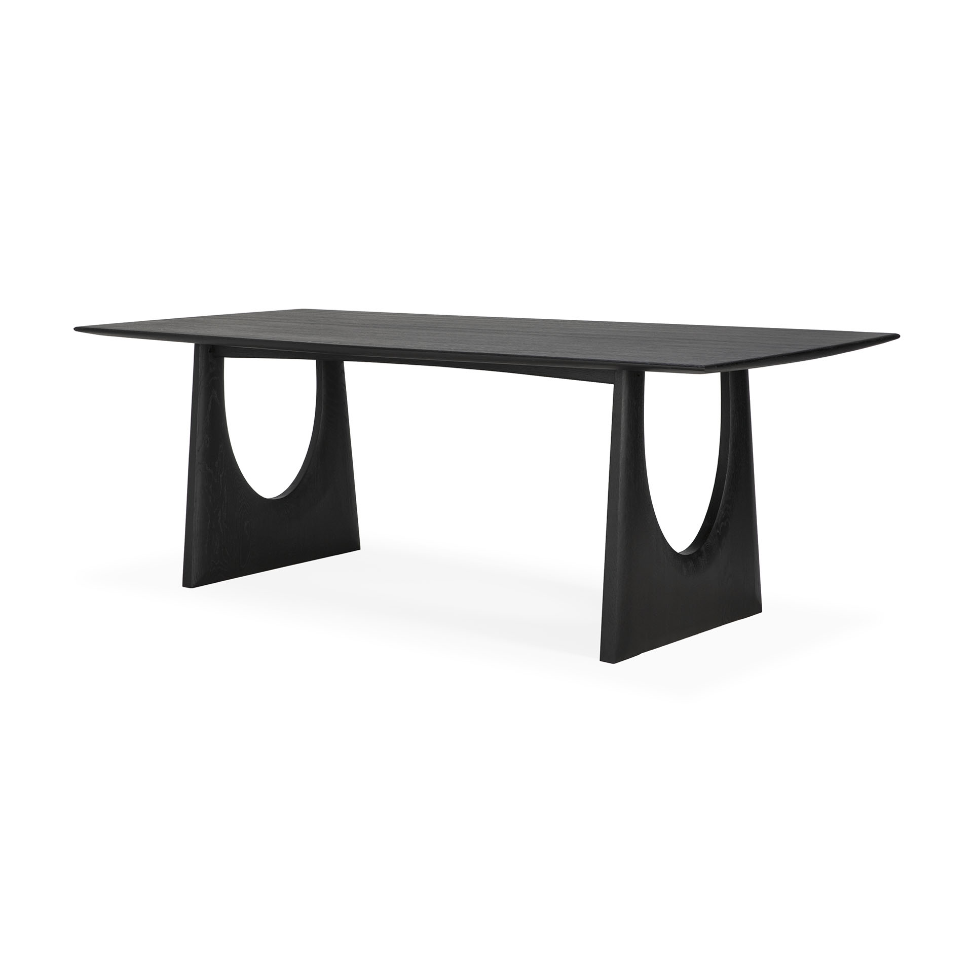 Tafel Geometric - zwart eiken - 220x100