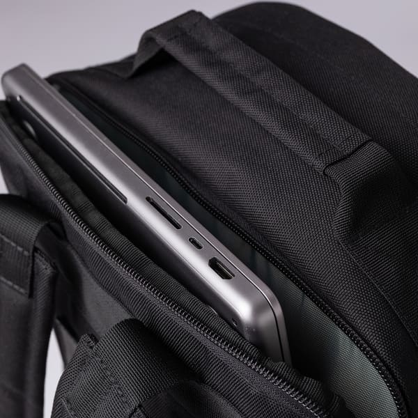 Sac à dos lifestyle SANDQVIST ANDRE BLACK/BLACK LEATHER