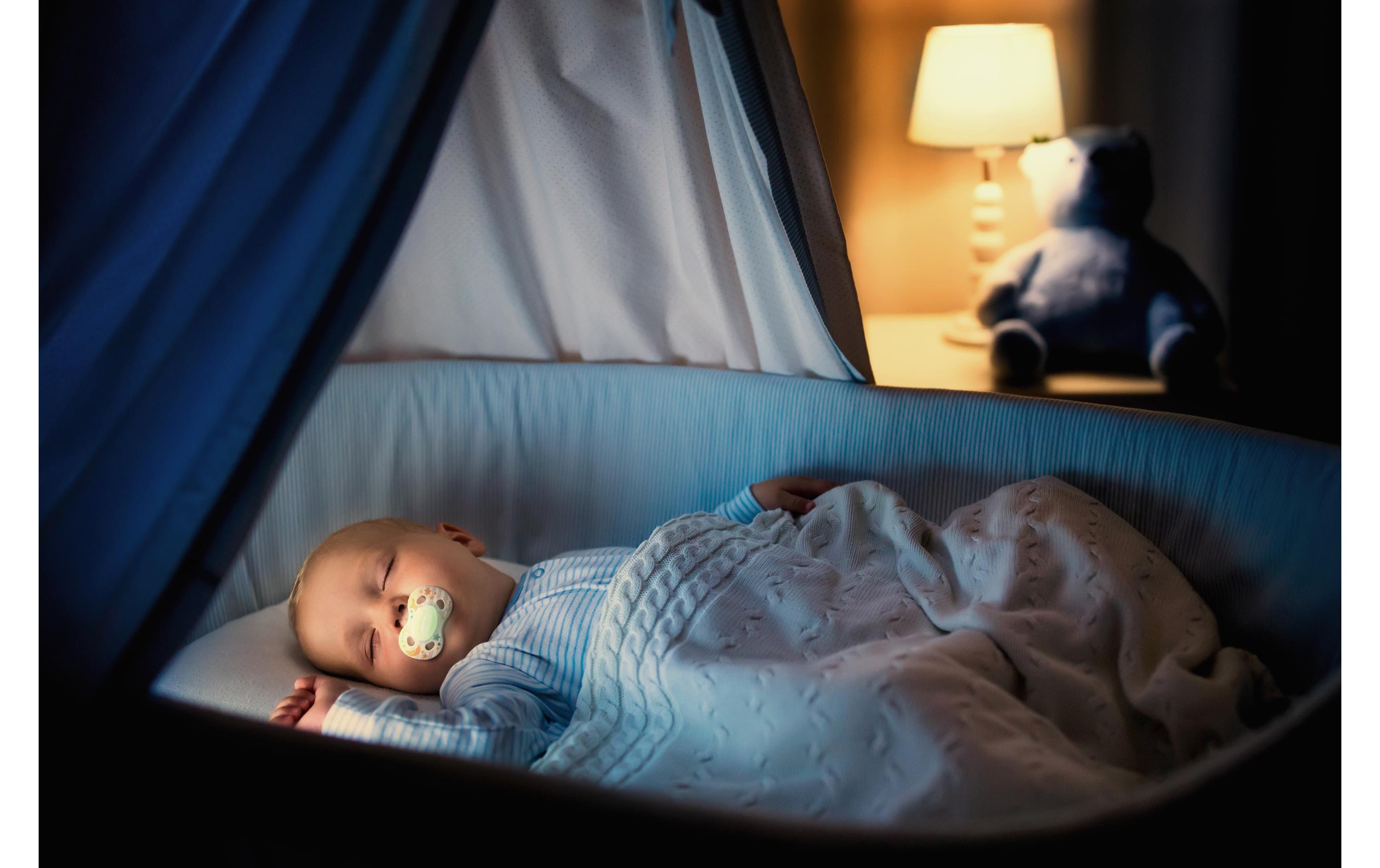 Nuggi Night & Night Igel 0-6 Mt.Baby-Schnuller im Doppelpack