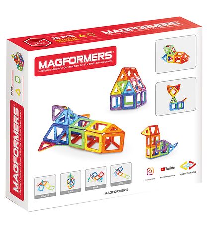Magformers Magnetspielzeug - 26 Teile
