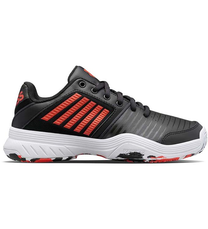 COURT EXPRESS OMNI JET-BLACK-WHITE-SPICY-ORANGE-MARBLE