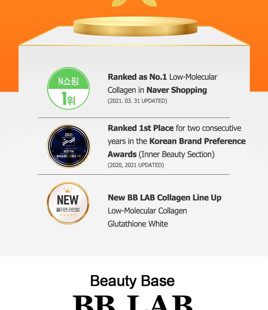 Nutrione - BB LAB Laagmoleculair collageenglutathion wit