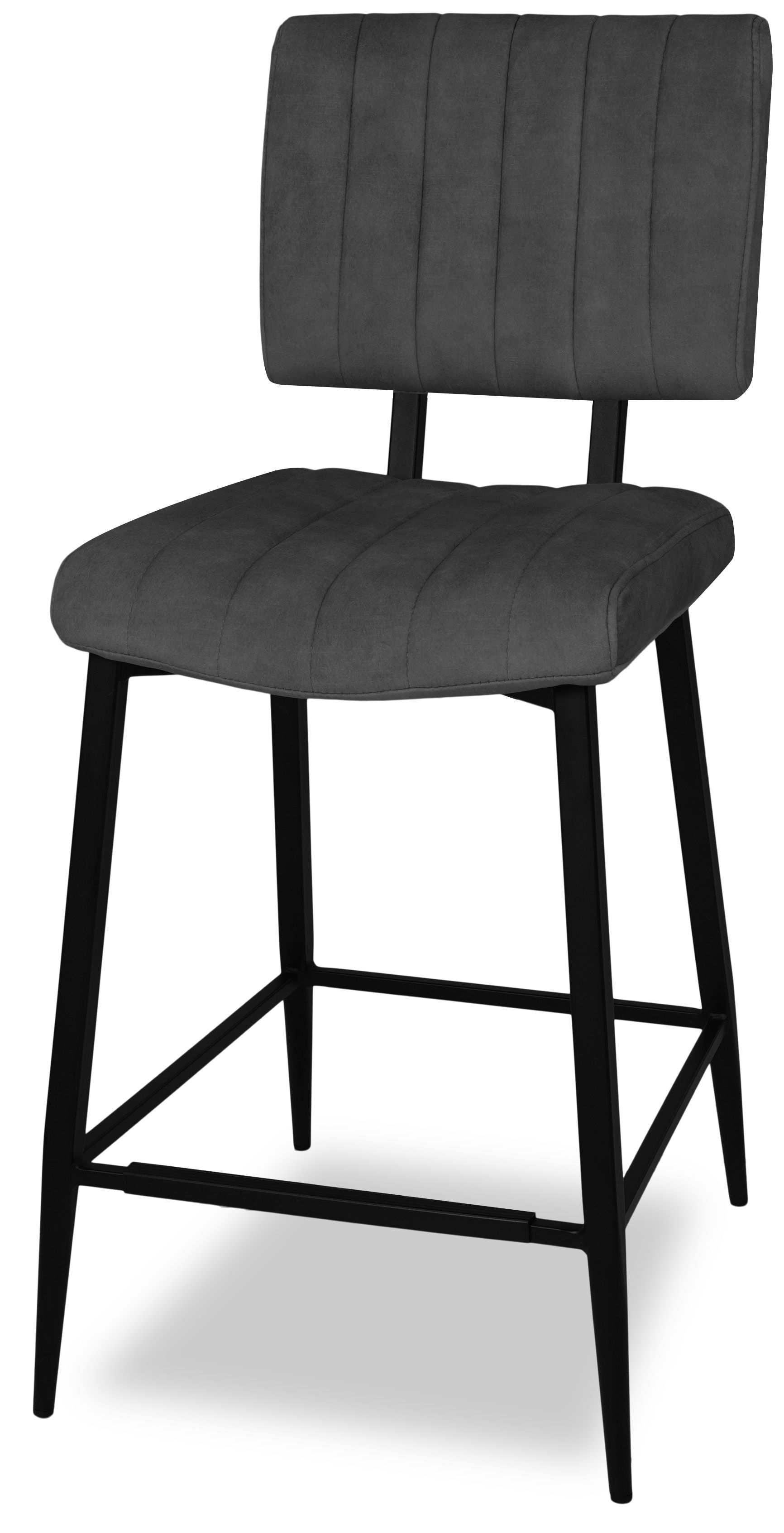 Barkruk antraciet Tara B46.5 x D58.5 x H103 cm
