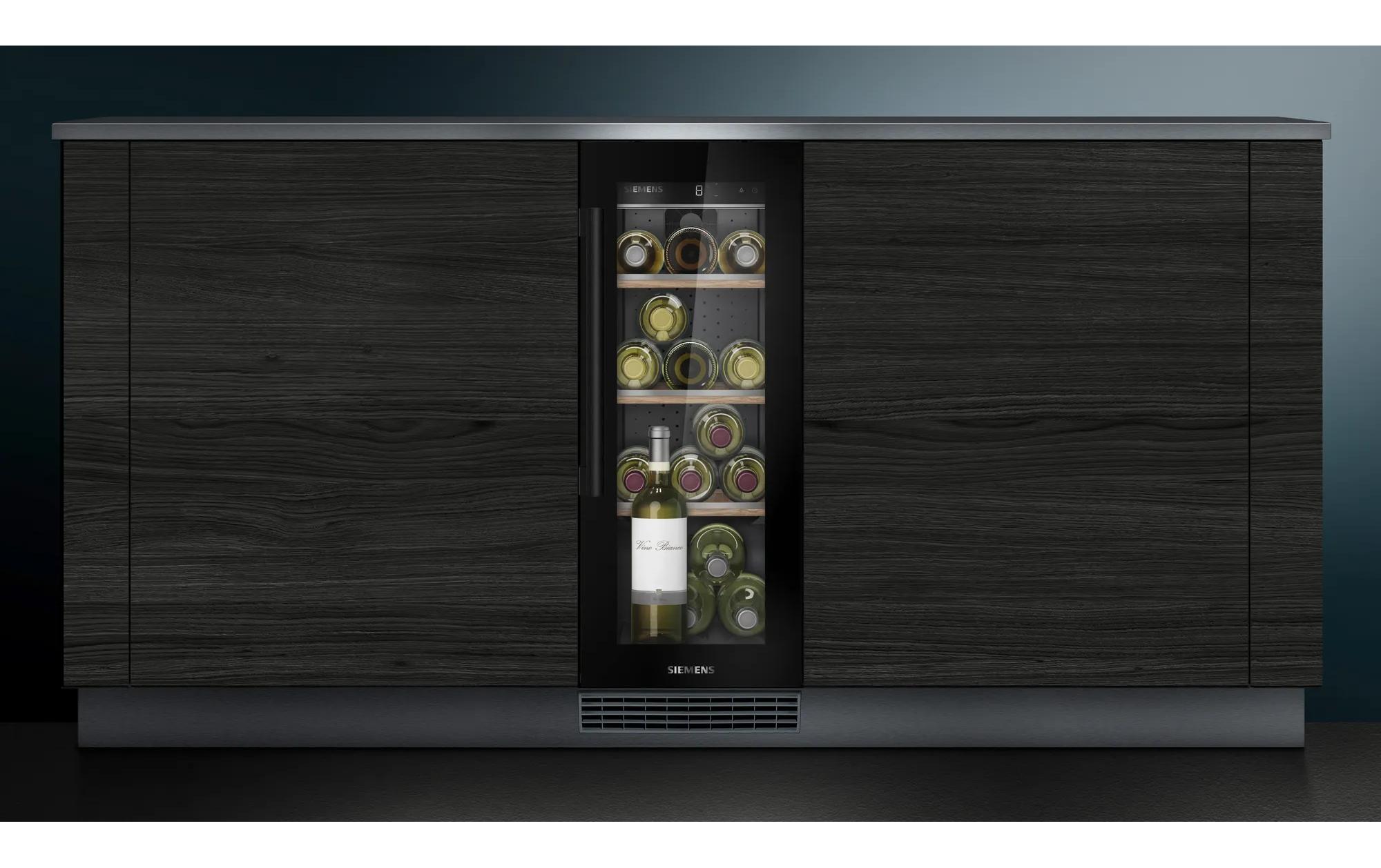 Weinkühlschrank iQ500 KU20WVHF0 Schwarz, Rechts, Wechselbar<br>Weinklimaschrank