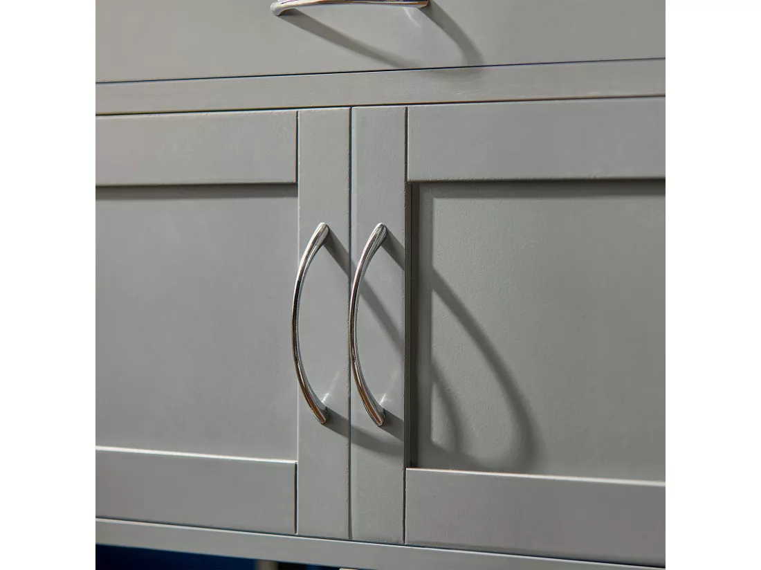 Desserte Chariot de Cuisine de Service Roulant, Meuble Armoire de Rangement cusine, FKW45-HG