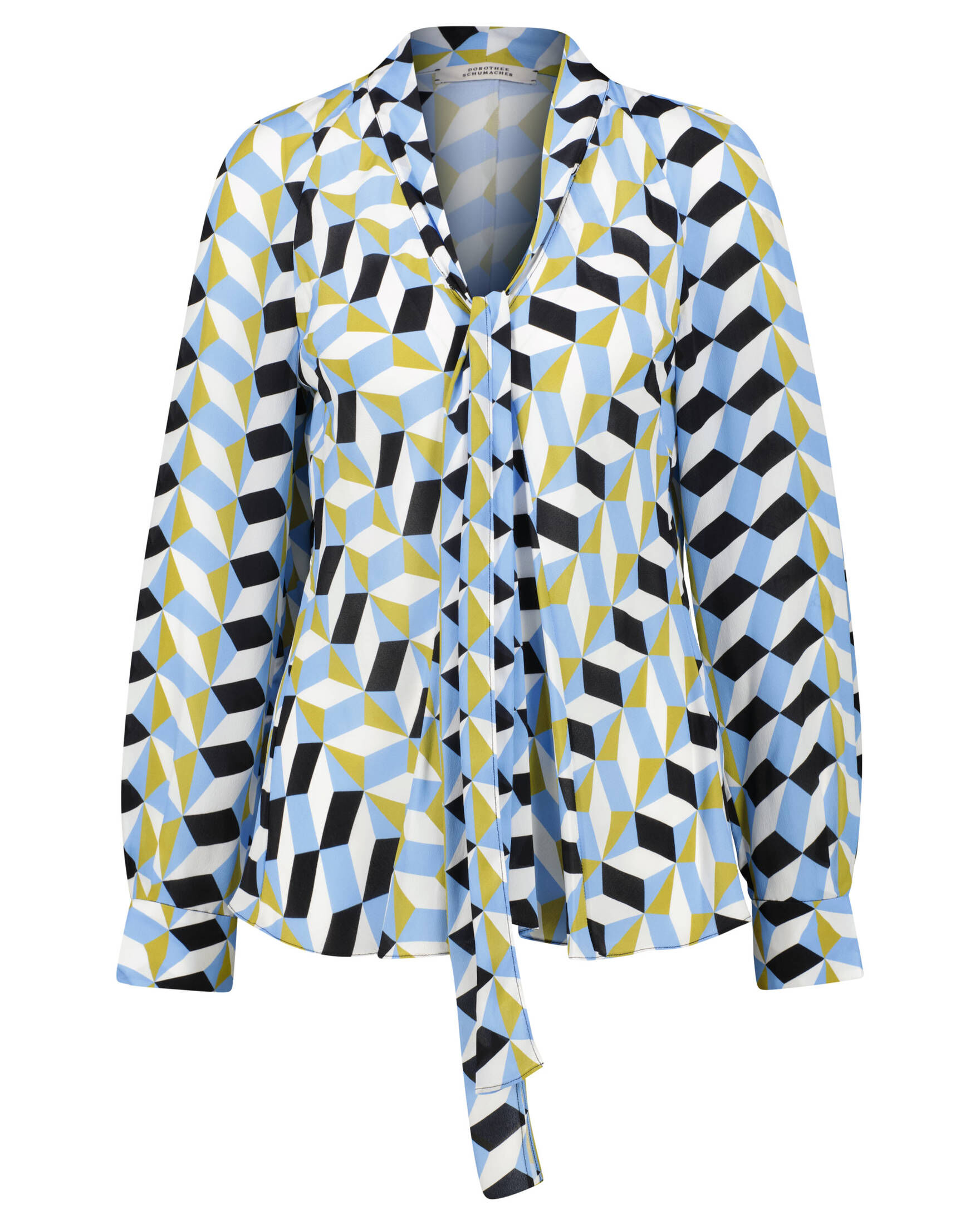 Dorothee Schumacher| Damen Bluse GRAPHIC VOLUMES BLOUSE mit Seide