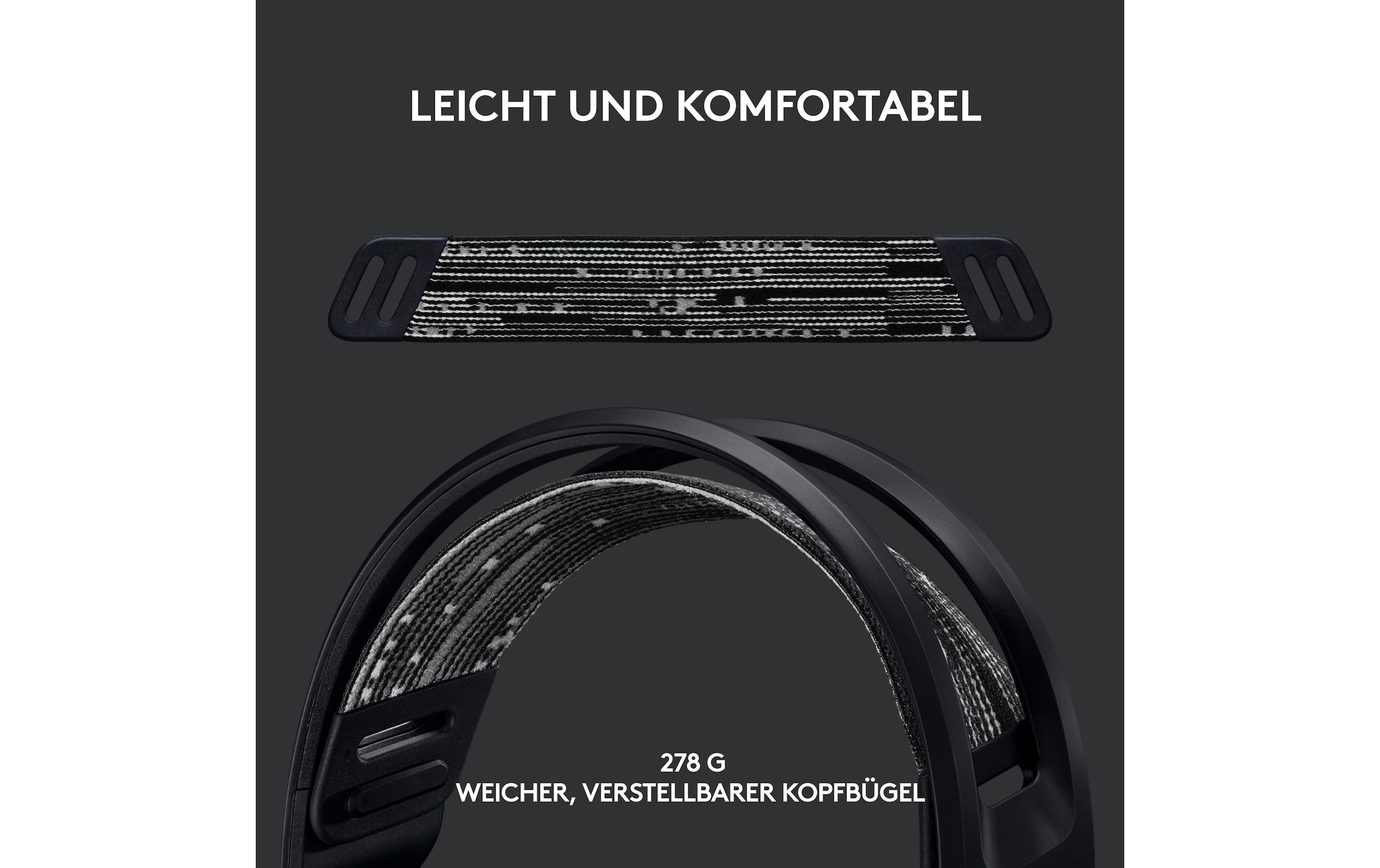 Logitech Gaming-Headset »G733 Lightspeed Schwarz«