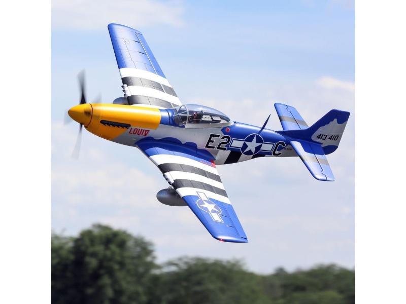 E-flite Flugzeug P-51D Mustang 1500 mm BNF Basic Warbird