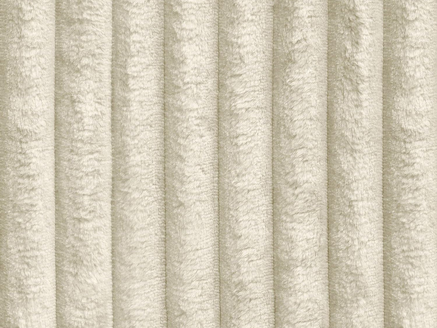 Pascal Morabito - 4-Sitzer-Sofa, Komfort, Tiefe Sitzfl‰Che, aus Cordstoff, groﬂe Rippen, Beige Calazo