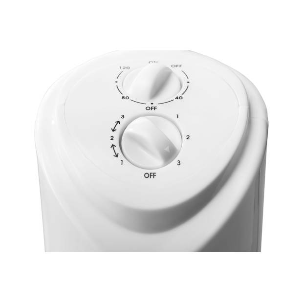 Blokker kolomventilator BL-30004 - 75 cm hoog - 3 snelheidsstanden - wit
