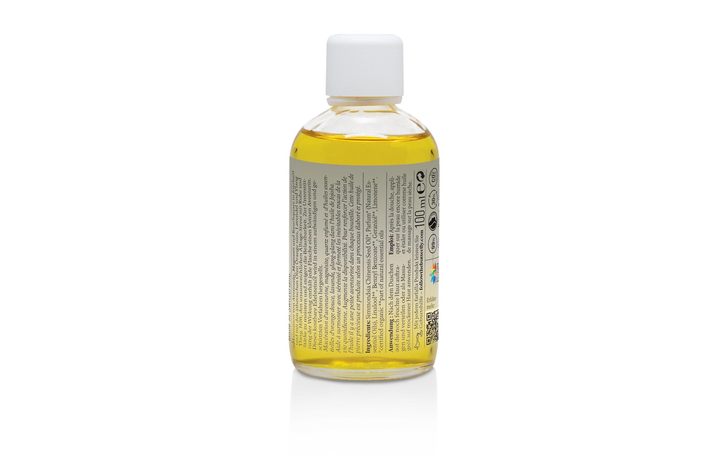 Pflegeöl Edelstein-Öl Anti-Stress 100 ml1 StückNatürliches Pflegeöl hilft, den Alltags-Stress zu meistern