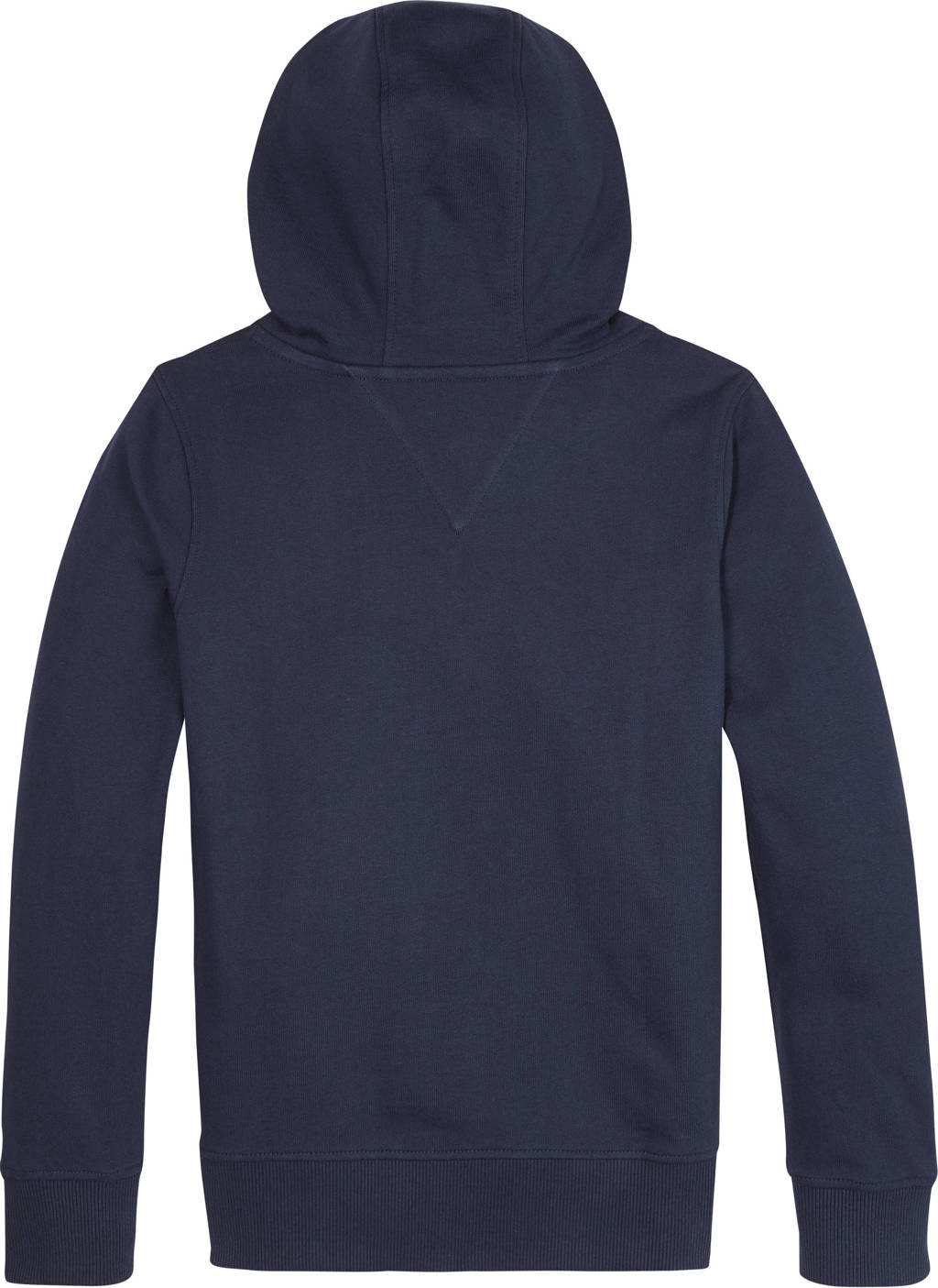 Tommy Hilfiger unisex hoodie met logo donkerblauw