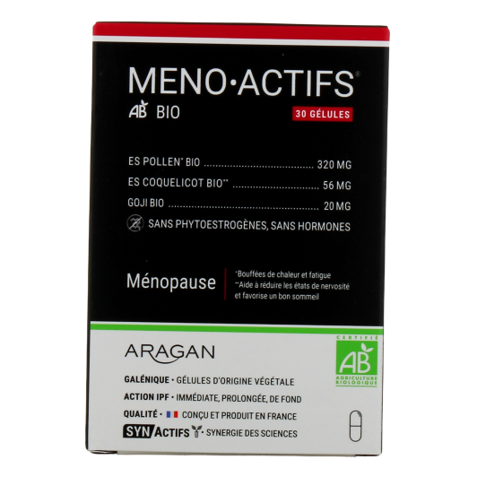 Synactifs Meno Actifs Bio Ménopause