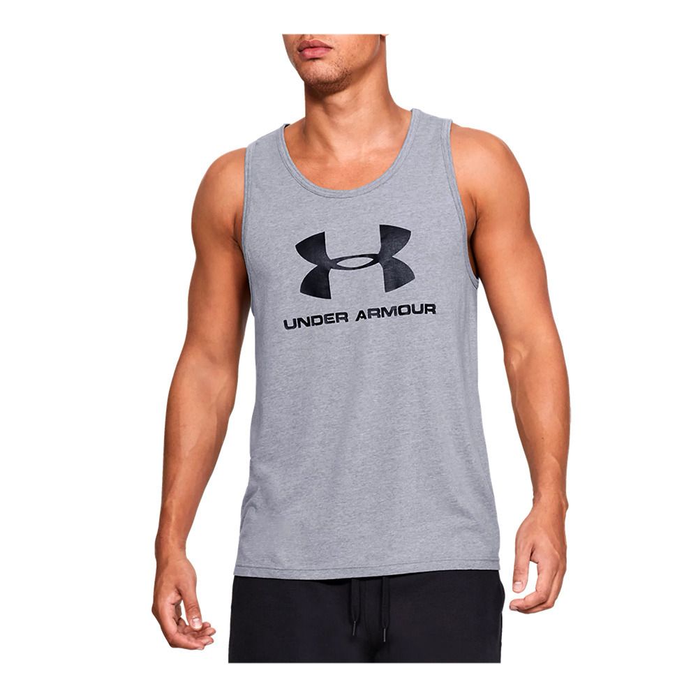 Under Armour SPORTSTYLE LOGO - Débardeur Homme gris