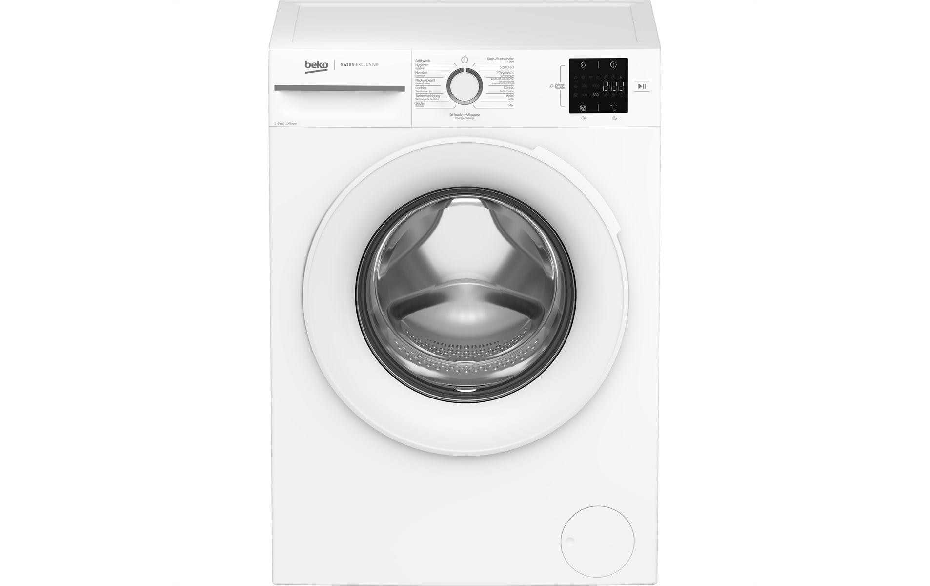 Waschmaschine WM105 Links<br>Frontloader mit Beladungskapazität von 9 kg