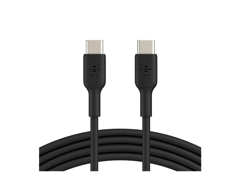 Belkin BoostCharge - USB-kabel - 24 pin USB-C (han) til 24 pin USB-C (han) - 2 m - sort