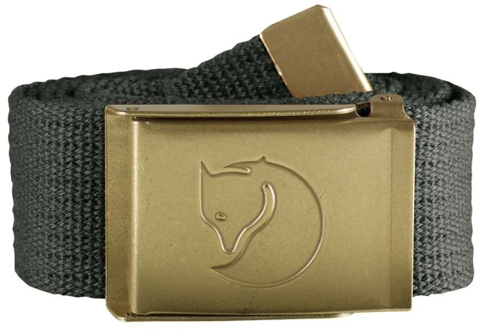 Canvas Brass Belt 4 cm bælte