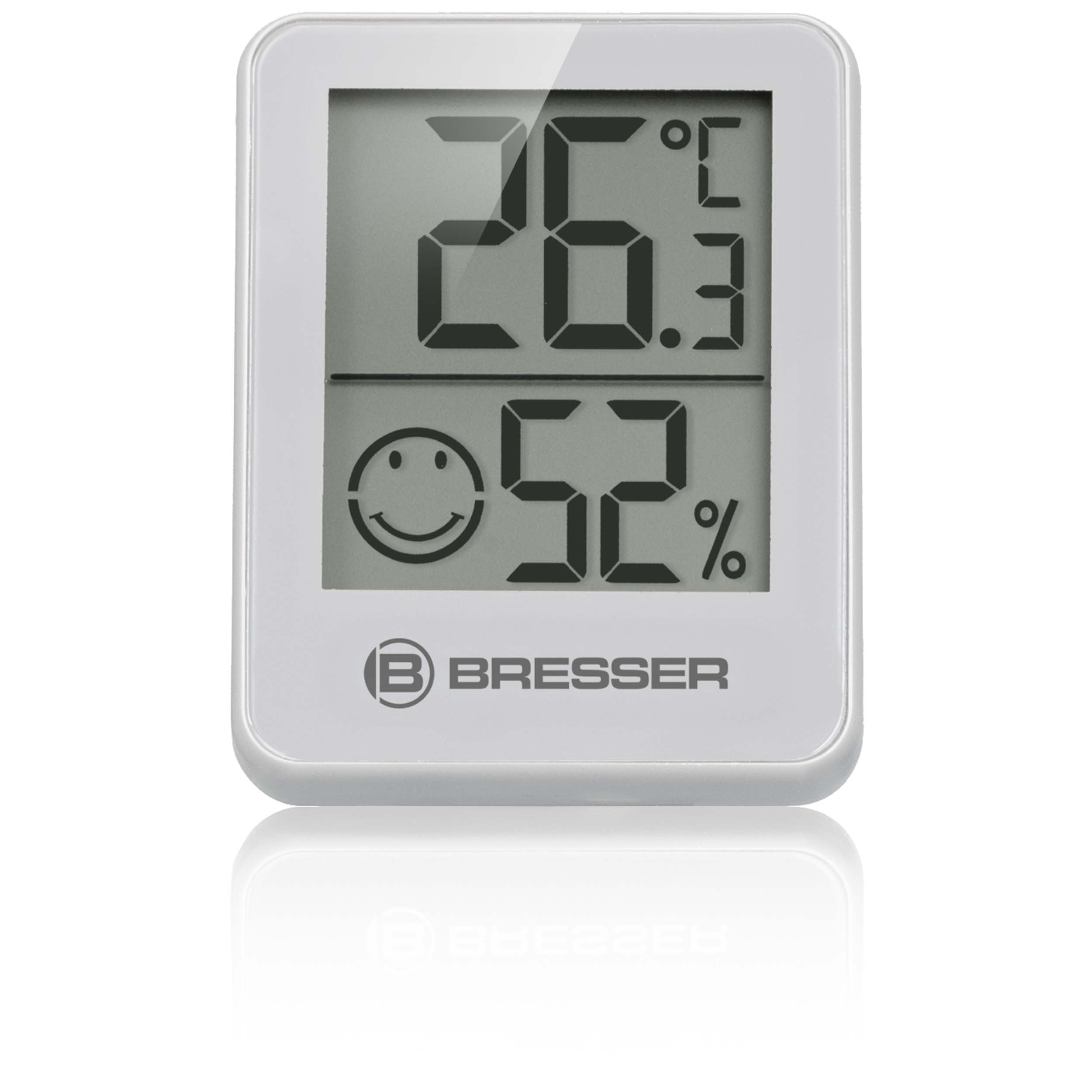 BRESSER ClimaTrend Hygro Indikator 3er-Set Thermo-Hygrometer Farbe: weiss