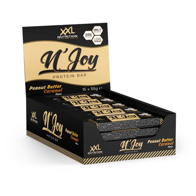 XXL Nutrition N’Joy Protein Bar Peanut Butter & Caramel (15 X 55 gr)