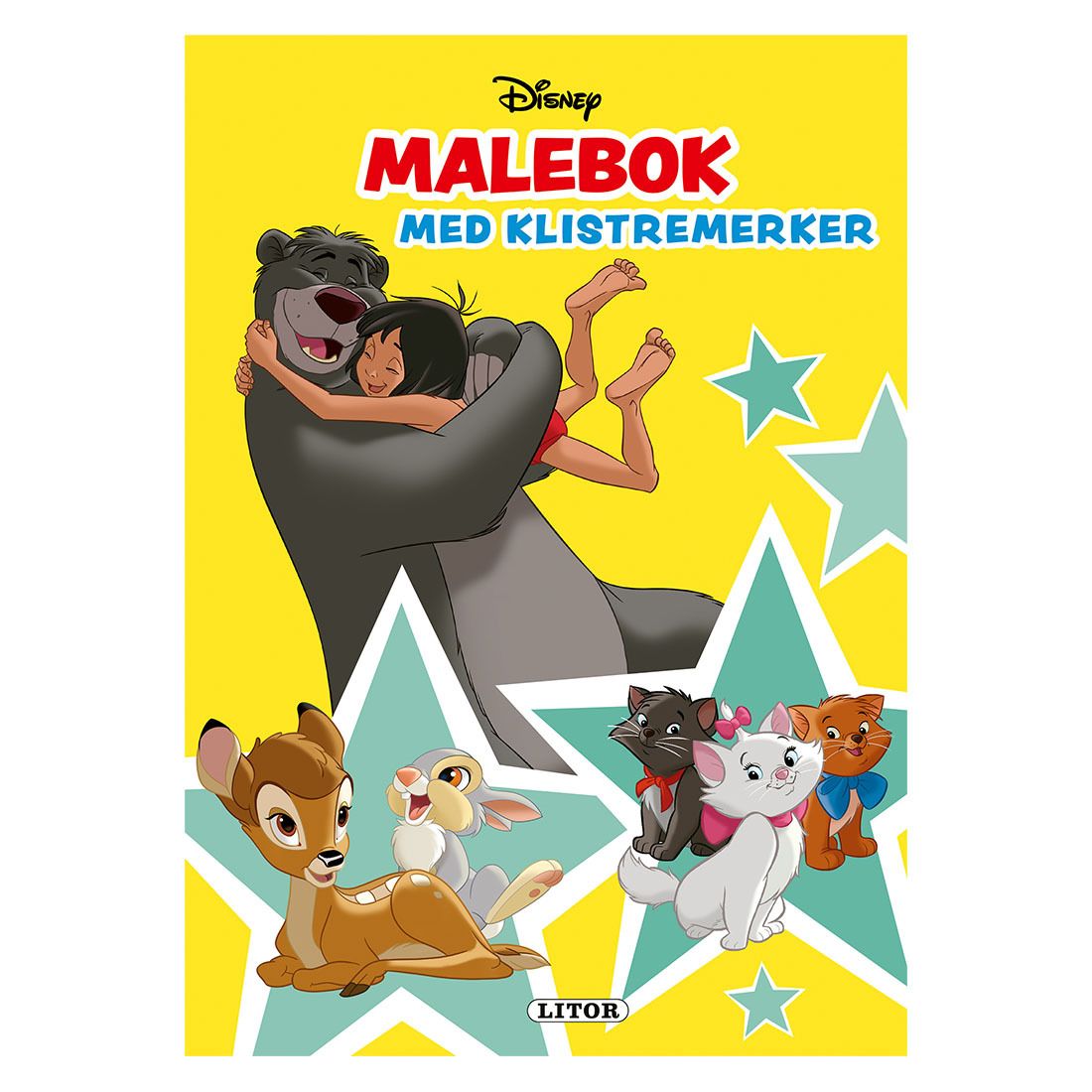 Malebok WD med klistremerker