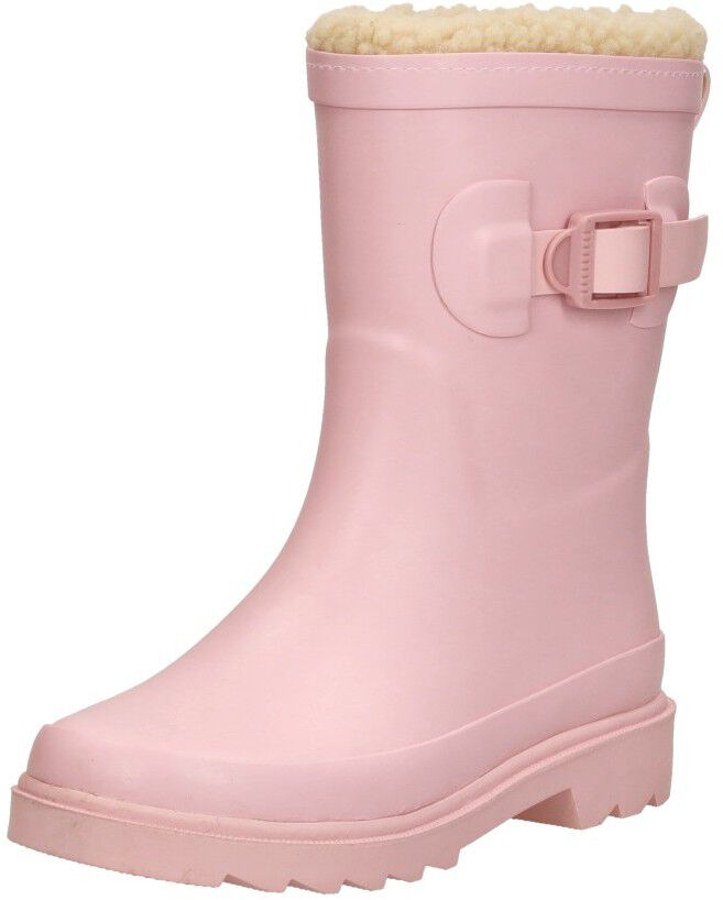 Xq Footwear Kids Rubber Rain Boots Fur roze
