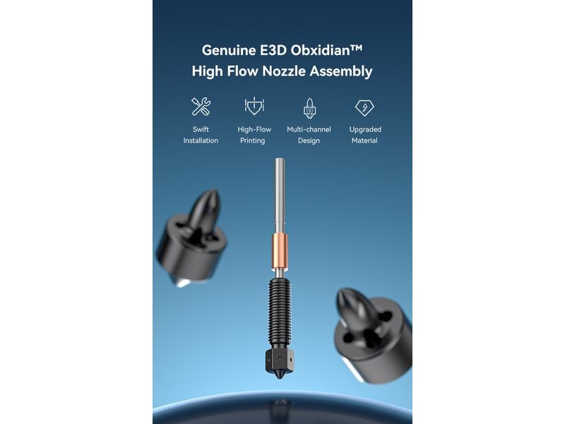 Creality Düse E3D Obxidian High-Flow-Düsensatz für fast alle Filamente
