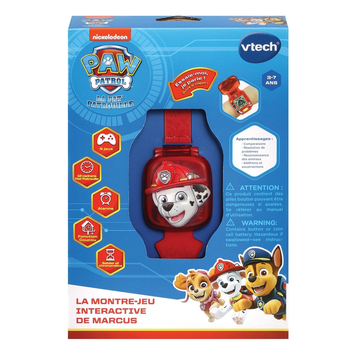 Montre-jeu interactive Marcus - Pat Patrouille