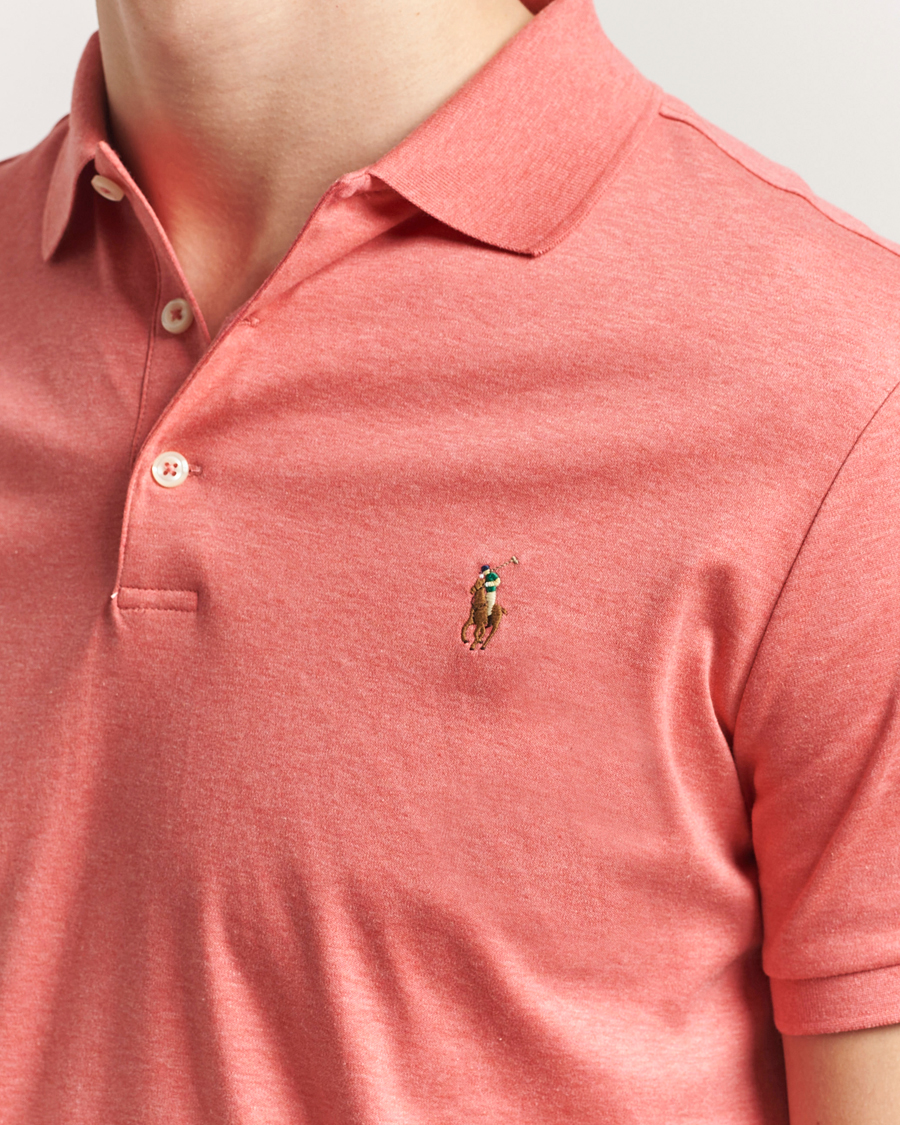 Polo Ralph Lauren Luxury Pima Cotton Polo Highland Rose Heather