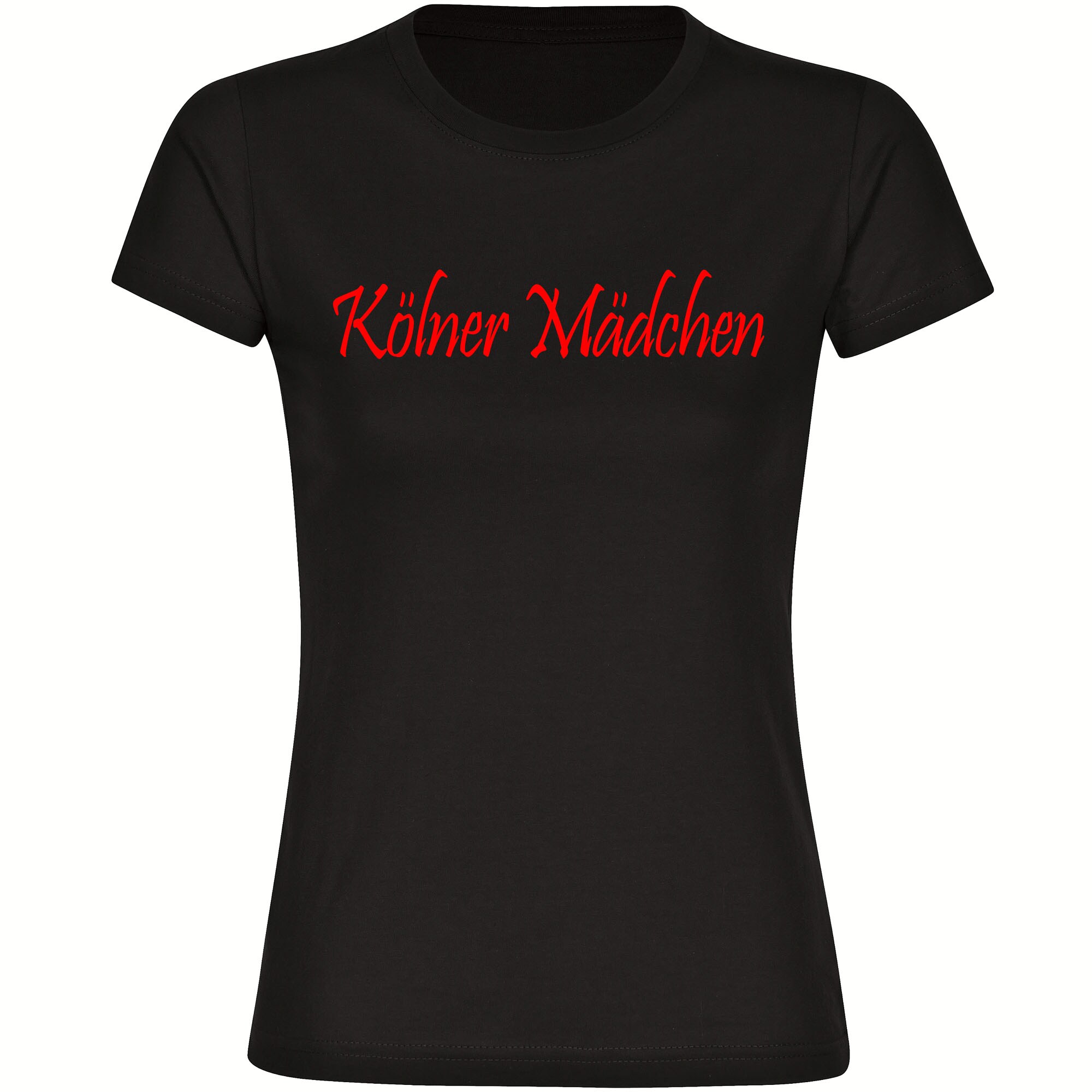 multifanshop® Kinder T-Shirt - Köln - Kölner Mädchen - Druck rot