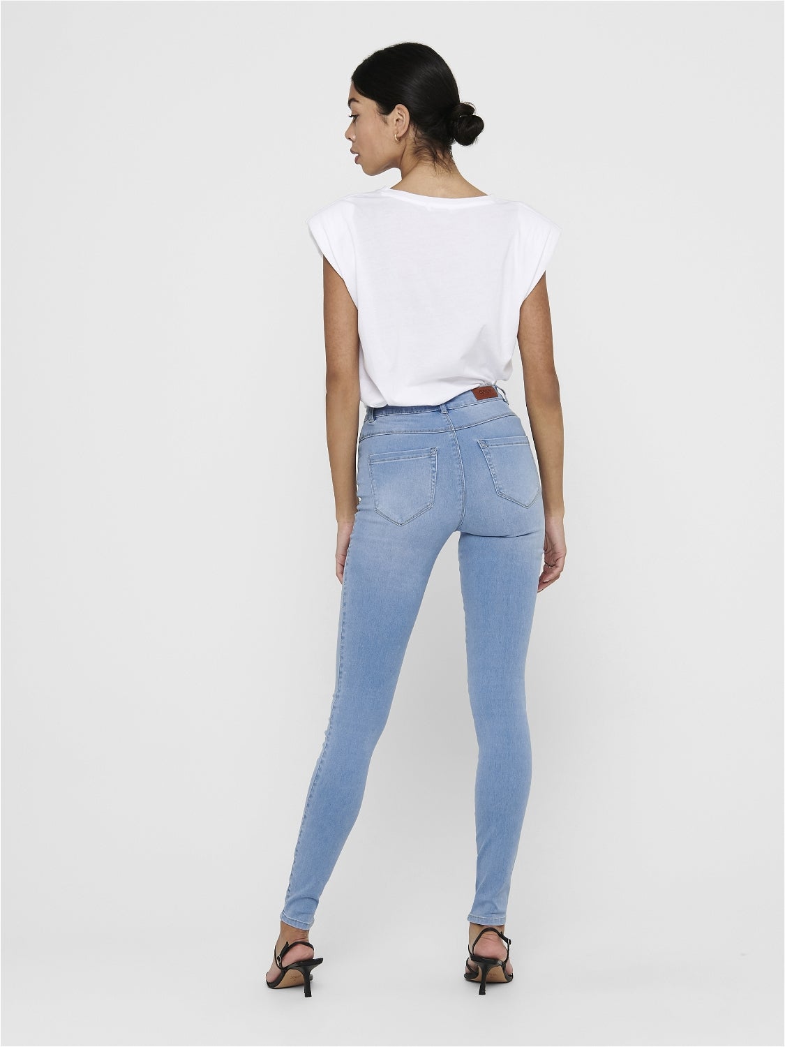 ONLROYAL Hohe Taille Skinny Fit Jeans Light Blue Denim