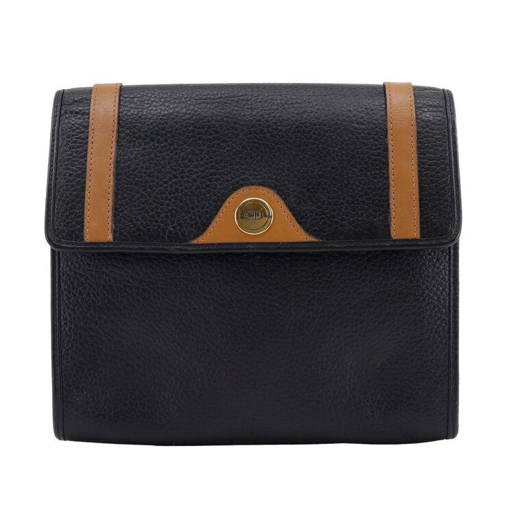 Dior Vintage Dior Crossbody Bag Black