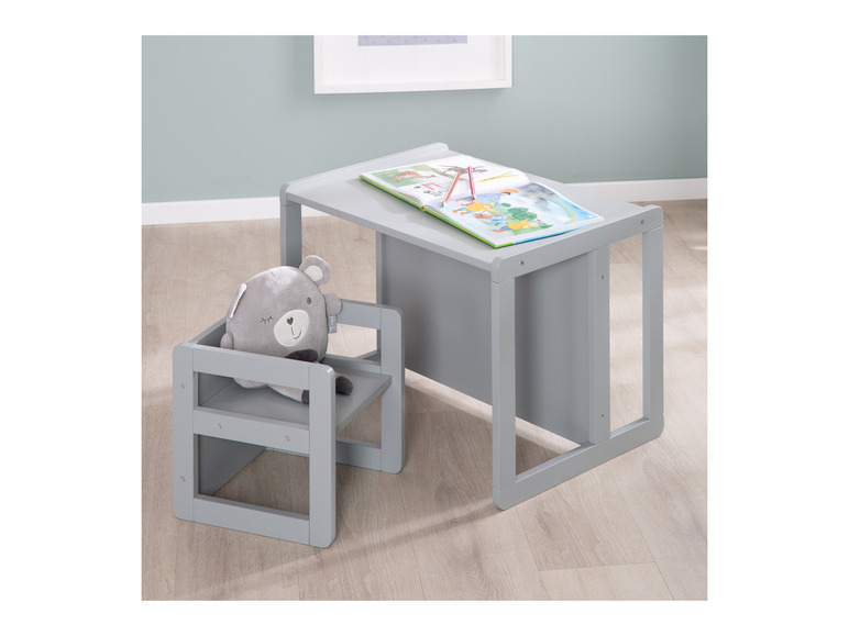 Kindertafel met stoel Montessori 3-in-1